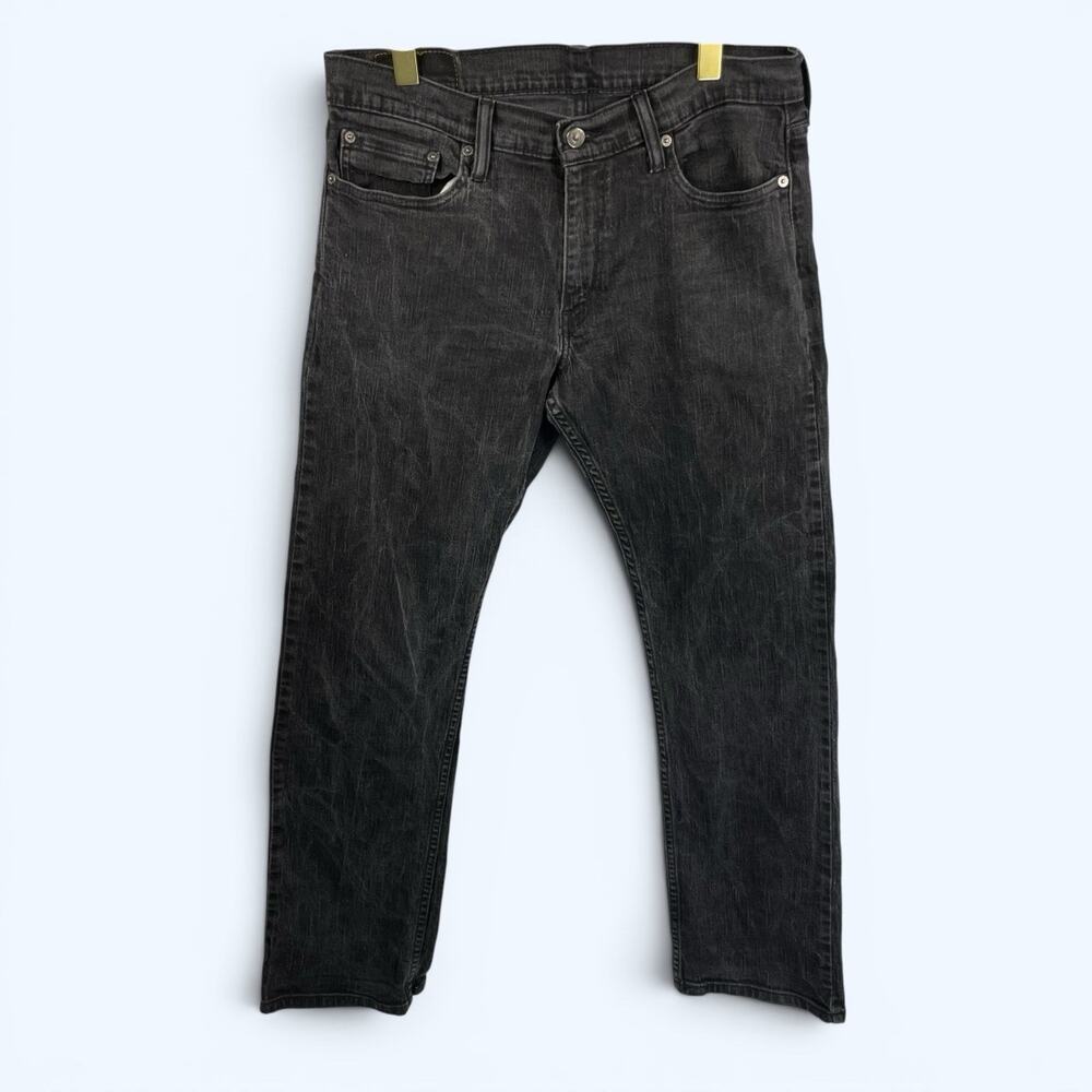 Levi's Men's 514 Straight Fit Jeans Black 34x32 (33x32)